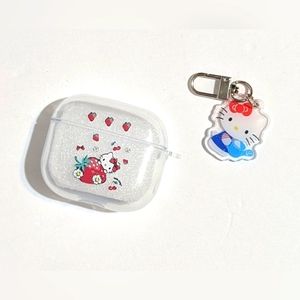 Hello Kitty AirPods Case with Keychain